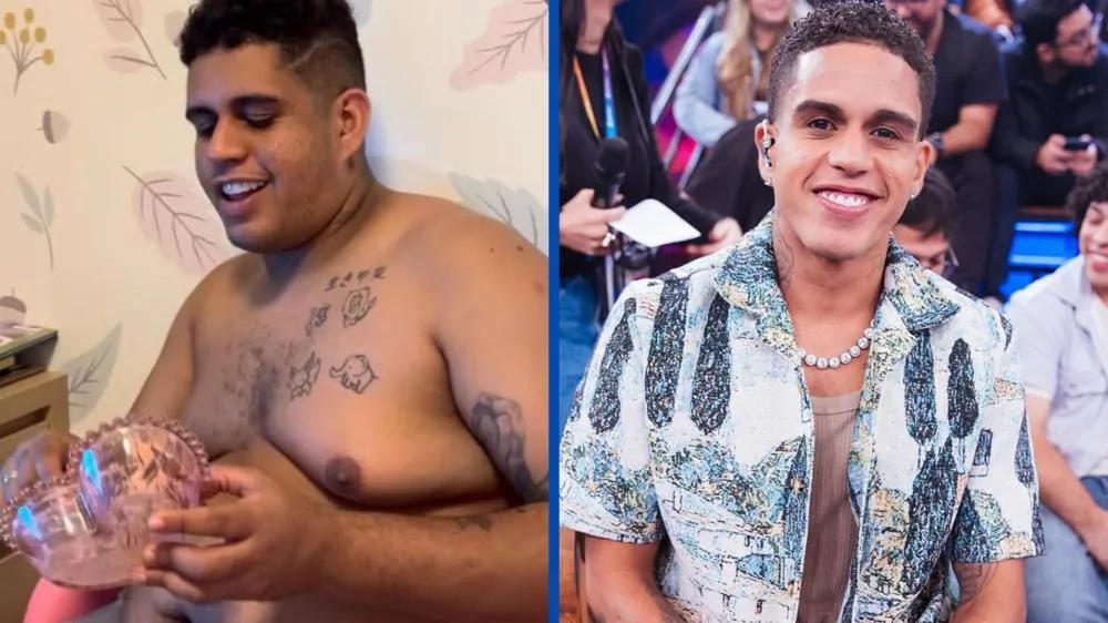 Gaab, filho de Rodriguinho, se irrita com críticas após emagrecer e anuncia afastamento das redes: “Cansei”