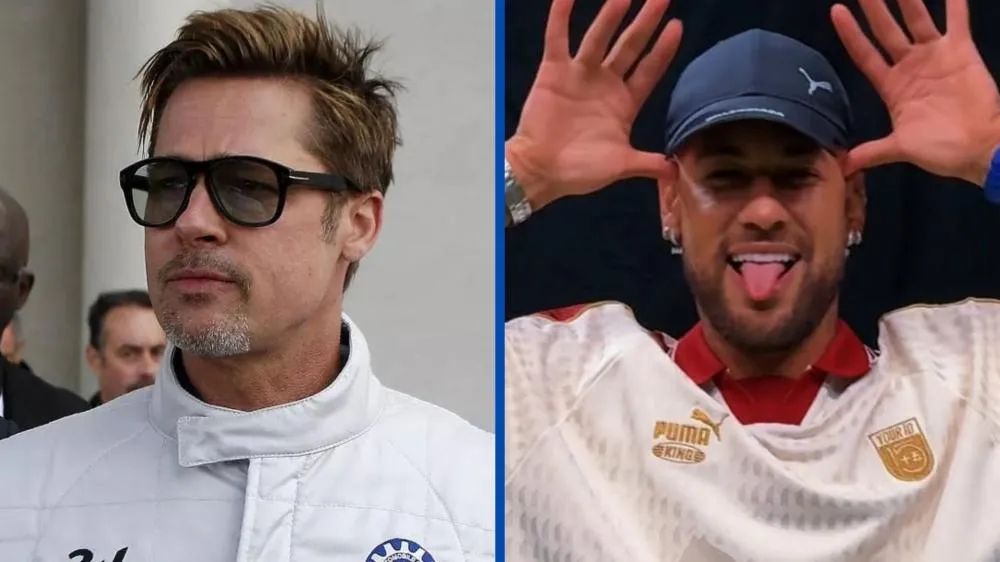 Brad Pitt escolhe Neymar como 'aluno' e dispara sobre suposta atuação do brasileiro em campo: “Precisa de ajuda”