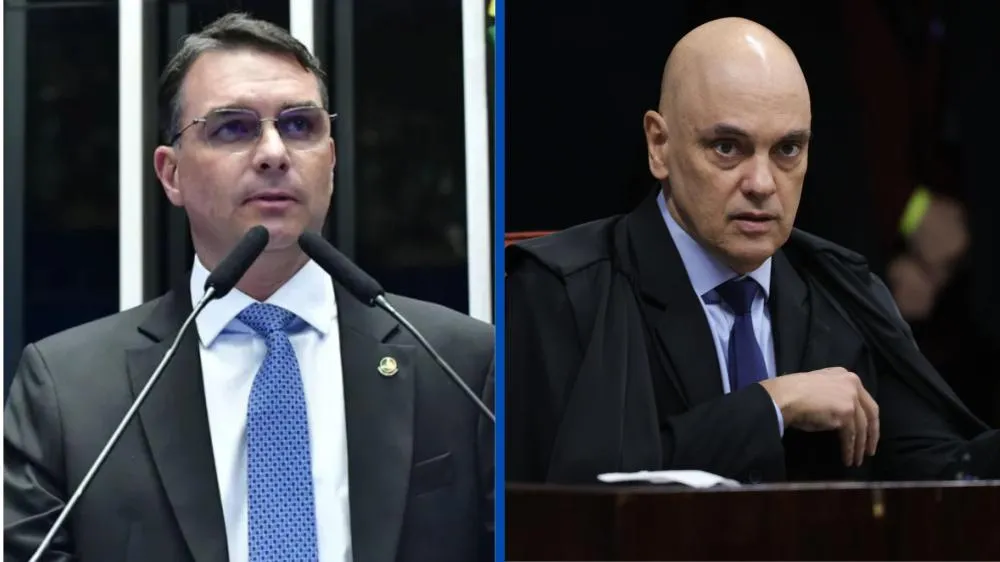 Flávio Bolsonaro dispara contra Moraes após busca e apreensão contra jornalista: “Abuso e ilegalidade”