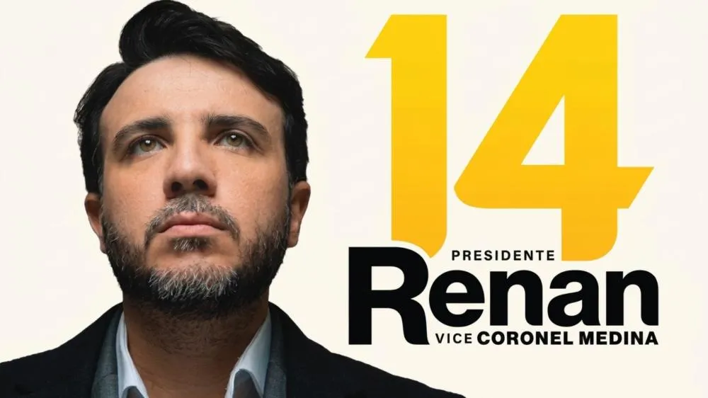 Marca de campanha de Renan Santos é inspirado em iPhone; entenda