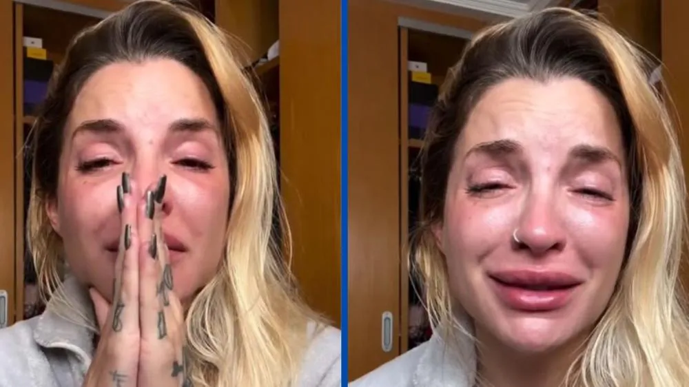 Ex-BBB vai às lágrimas ao denunciar ex-marido e o acusa de agressão e ameaças