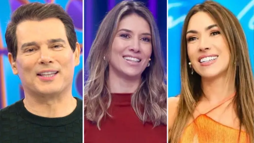 Trinca de ouro: Celso Portiolli, Rebeca e Patrícia Abravanel lideram audiência aos domingos no SBT
