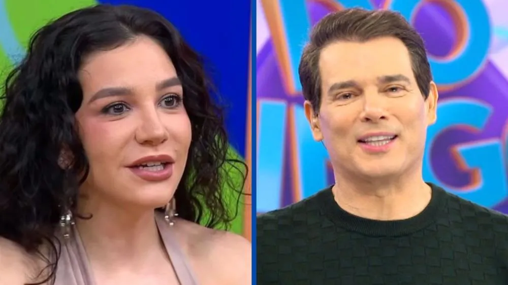 Priscilla se emociona ao receber homenagem de Celso Portiolli: “Eu vou estar aqui sempre”