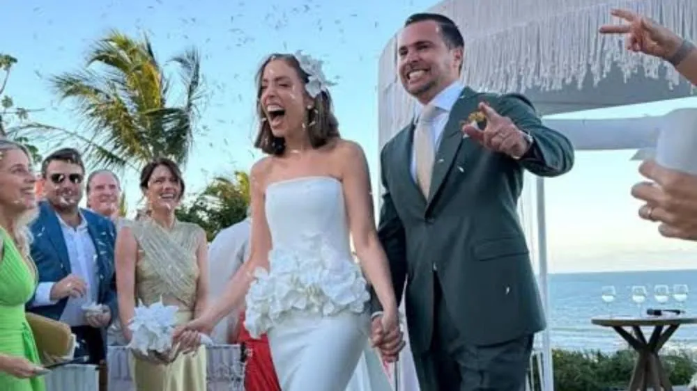 Filha de Roberto Justus rebate crítica a casamento sem crianças: “Nossos amigos agradeceram”