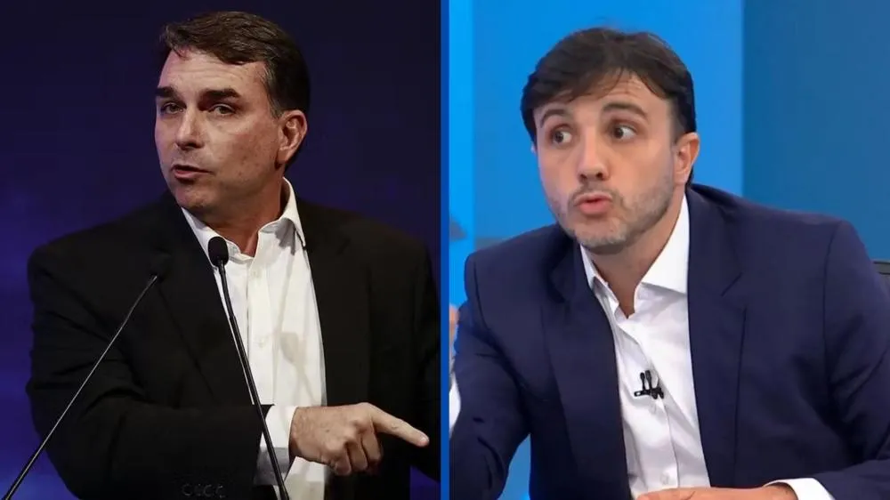 Flávio Bolsonaro reage a suspensão de Renan Santos: “A censura não pode ser banalizada”