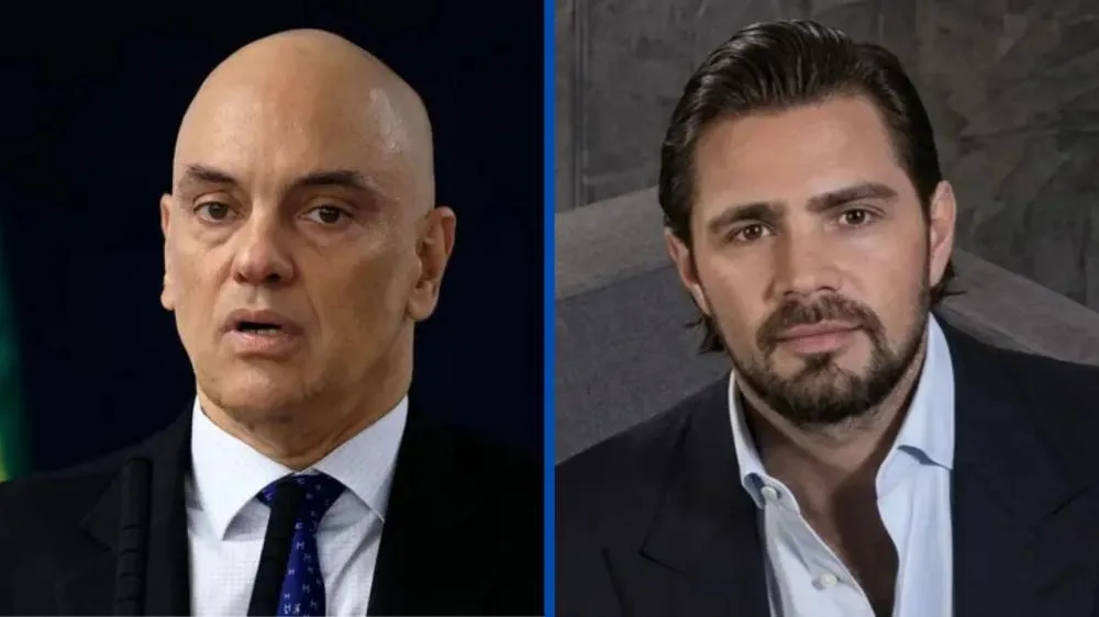 No dia da prisão, Moraes enviou quatro mensagens de visualização única a Vorcaro
