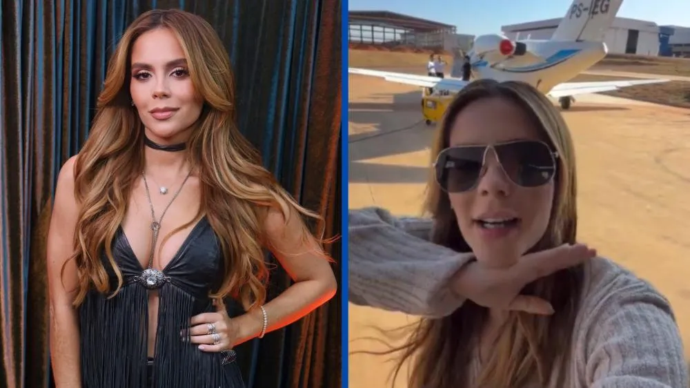 Dona do hit 'Peão Todo Tatuado' passa por pouso de emergência em viagem para gravação na TV