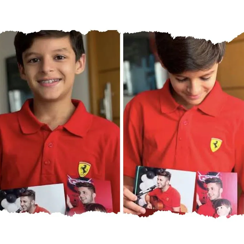 Filho do sertanejo Cristiano Araújo completa 12 anos e semelhança com o pai impressiona