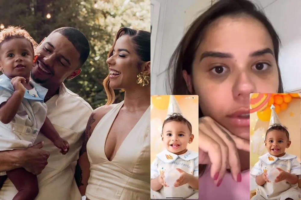 Influenciadora acusa marca de modificar traços do filho em foto editada