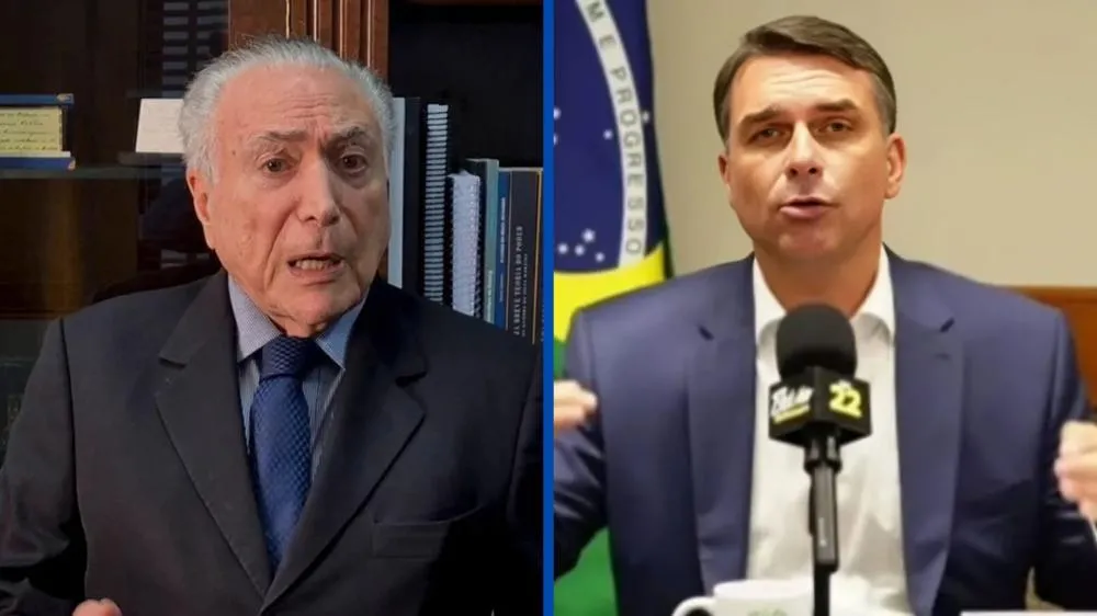 Michel Temer declara apoio a Flávio Bolsonaro no 2º turno: “As urnas falaram”
