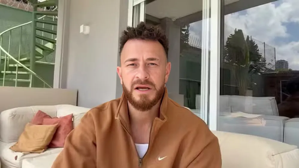 Fred Bruno atualiza estado de saúde e relata susto após tiro atingir seu pé: “Poderia ter acontecido algo muito pior”