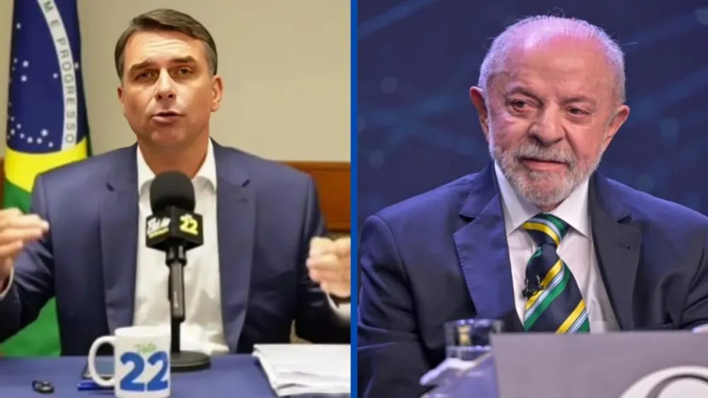 Flávio Bolsonaro ataca Lula por queimadas no Amazonas: “Está cagand* para a Amazônia”