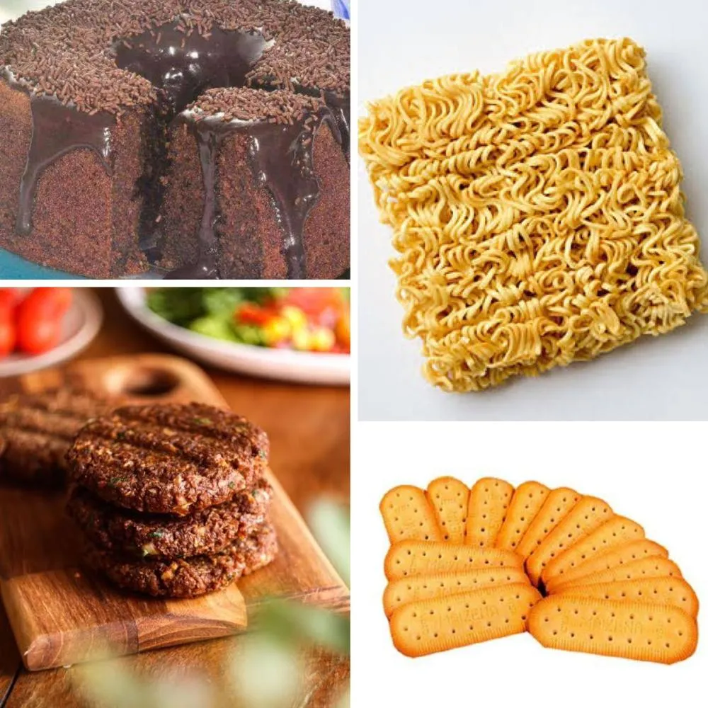 Pesquisa aponta a presença de agrotóxicos cancerígenos encontrados em biscoitos maisena, macarrão instantâneo, empanados e hambúrguer a base de plantas