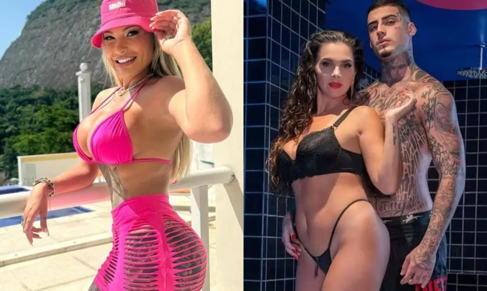 Andressa Urach alfineta Luiza Ambiel por gravar um 'job' com seu ex: “Velha da banheira, quer vender no pornô e pega meus ex”