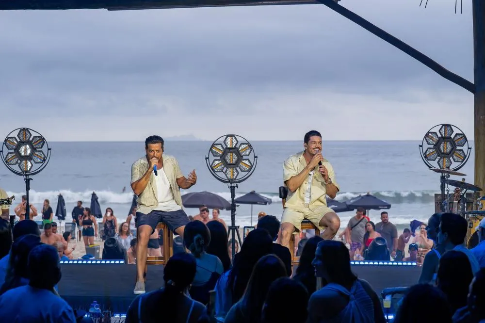 Henrique e Diego gravam DVD surpresa em Maresias com faixas inéditas , releituras e participação especial