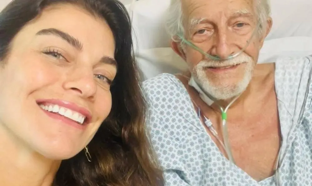 Atriz Joana Balaguer se despede do pai: “Sinto um buraco enorme no meu peito”