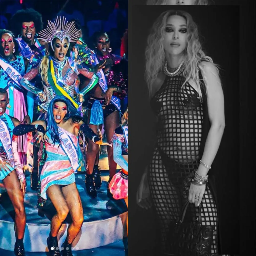 Durante desfile da Tuiuti, Deputada Federal Érika Hilton recebe “Faixa Presidencial” em coreografia