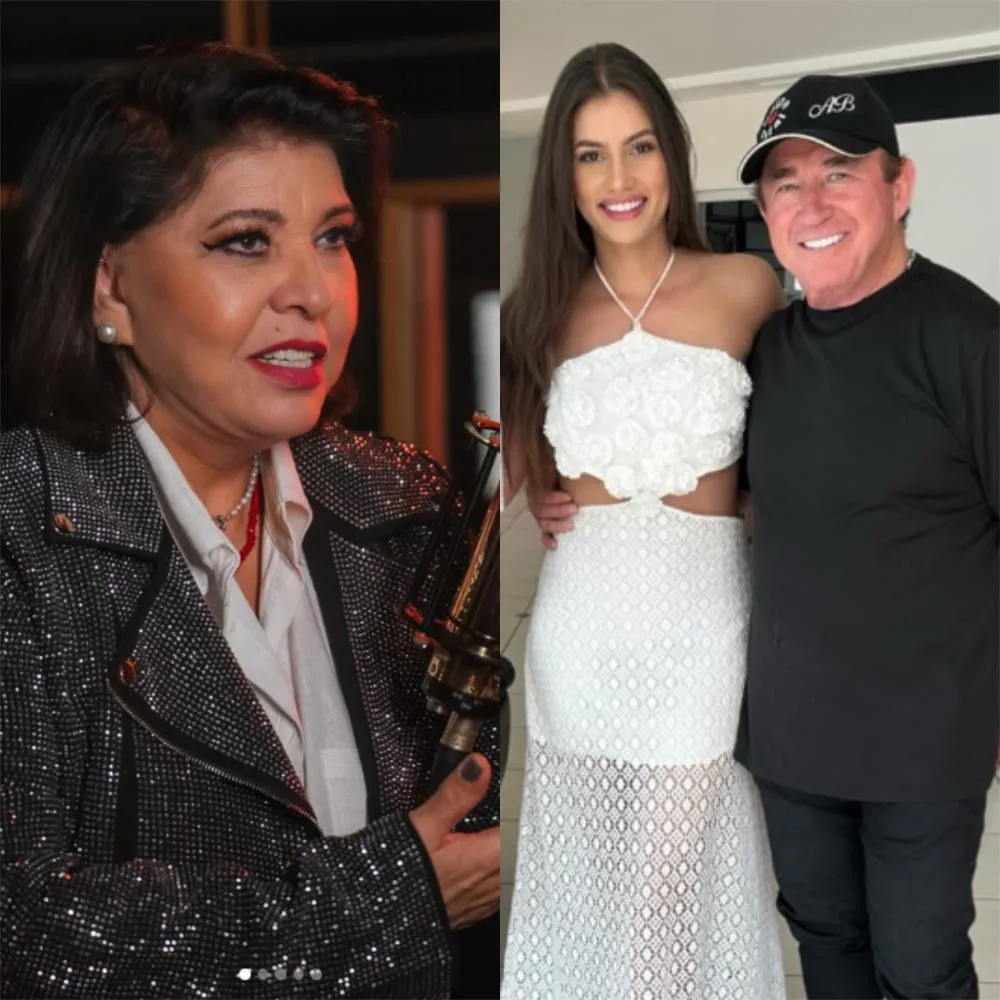 Noiva de Amado Batista agradece a Roberta Miranda após pedido de respeito ao relacionamento do casal