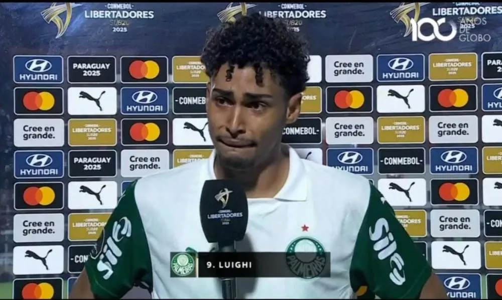 Luighi, atacante do Palmeiras - Reprodução: SportTV