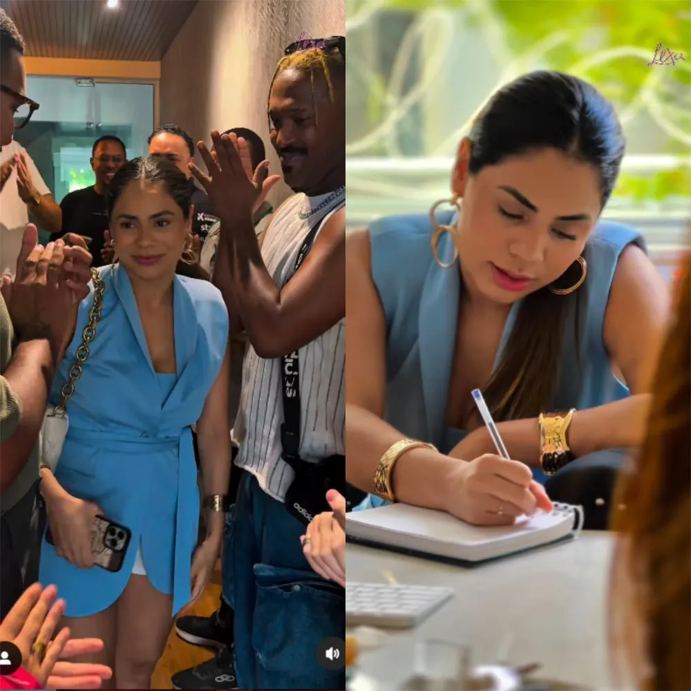 Lexa retorna ao trabalho após momento de luto e é recebida com carinho pela equipe