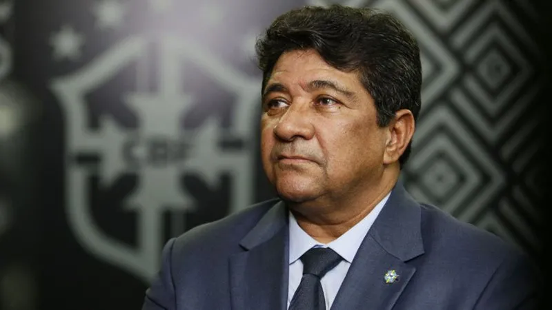 Ednaldo Rodrigues é reeleito presidente da CBF com 100% dos votos.