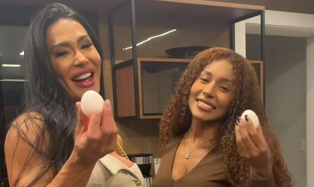 Após eliminação do BBB 25, Gracyanne Barbosa reencontra sua irmã e mata saudade de ovos