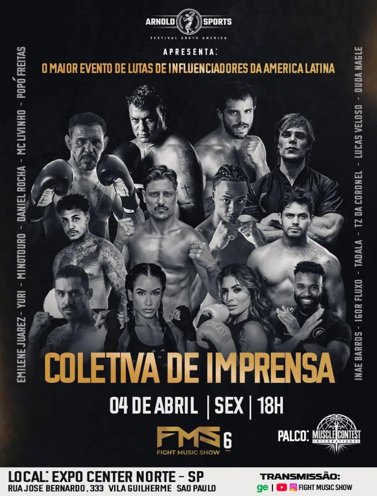 Fight Music Show marca presença no maior evento multiesportivo da América Latina “Arnold Sports” 