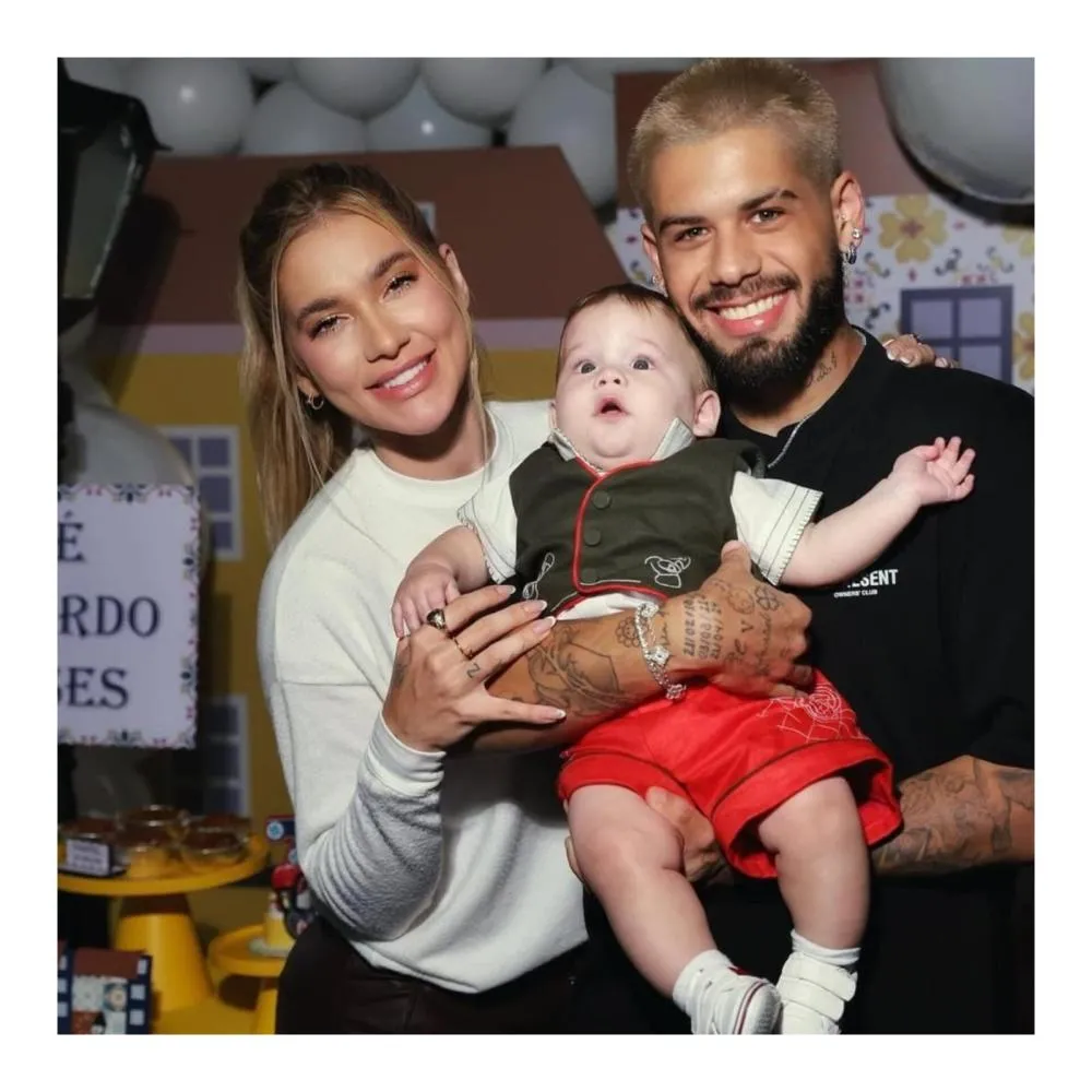 Virgínia e Zé Felipe organizam festa temática para mêsversário de José Leonardo