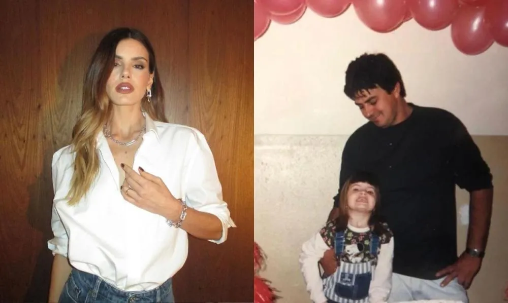 “Não tem um dia em que eu não pense em você”, declara Camila Queiroz em homenagem ao pai falecido há oito anos