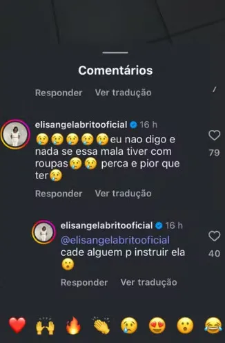 Mãe de Davi Brito critica ex-nora nas redes sociais