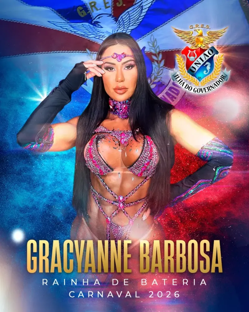 Gracyanne Barbosa volta à União da Ilha como rainha de bateria após descobrir demissão online
