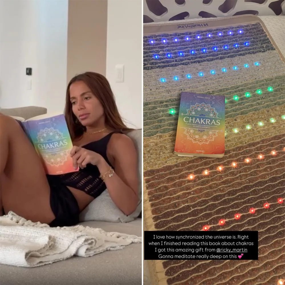 Ricky Martin presenteia Anitta com tapete de meditação de luxo avaliado em R$ 11,5 mil