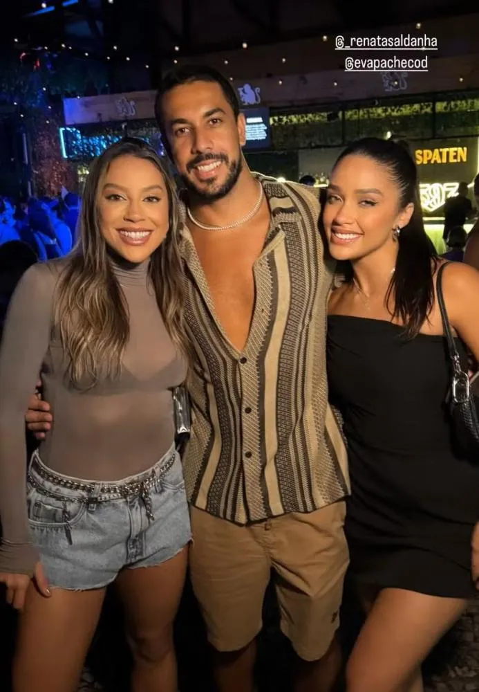 Vingou! Renata e Maike, do BBB 25, se reencontram em noitada no Rio