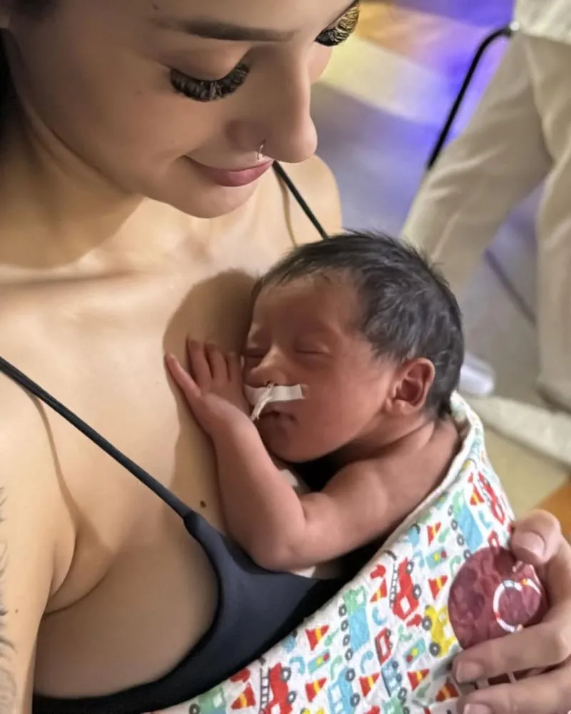 Bia Miranda fala sobre estado de saúde da filha Maysha, nascida prematuramente