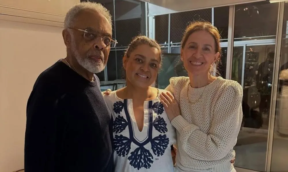 Preta Gil recebe alta hospitalar e Gilberto comemora: “Em casa”