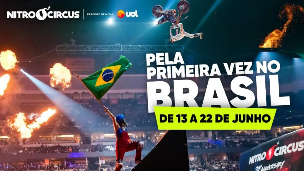 Nitro Circus Tour chega pela primeira vez ao Brasil 