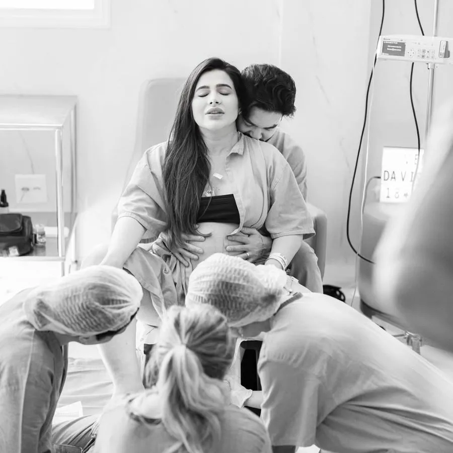 Nasce Davi, primeiro filho de Yudi Tamashiro e Mila Braga