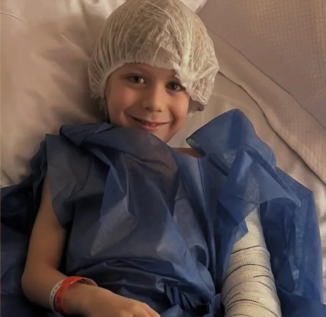 Filho de Luiza Possi sofre queda, fratura o braço e passa por cirurgia em São Paulo
