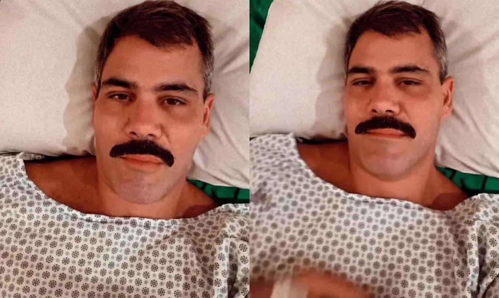 Após passar por cirurgia, Juliano Cazarré agradece orações: “Parece que deu certo”