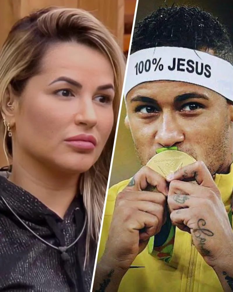 Deolane Bezerra desembolsa R$1 milhão e arremata faixa “100% Jesus” de Neymar