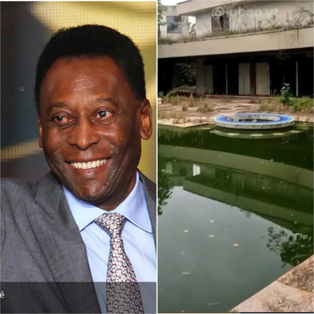 Mansão de Pelé no litoral de São Paulo mostra sinais de abandono e deterioração