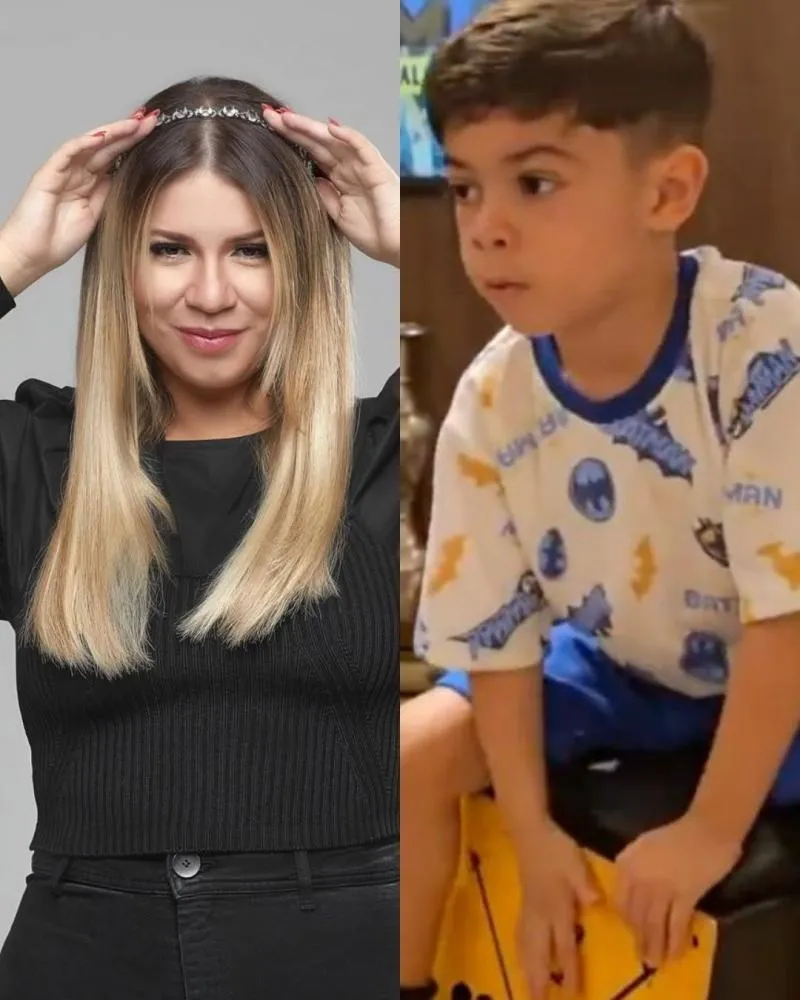 Filho de Marília Mendonça emociona internautas ao tocar música da mãe; assista