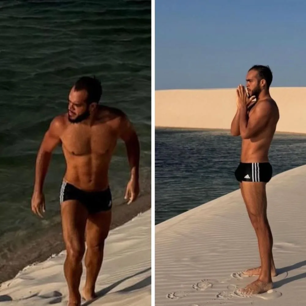 Músico Francisco Gil, filho de Preta Gil, chama atenção após postar fotos ousadas e seguidores reagem: ‘Eita, Francisco’