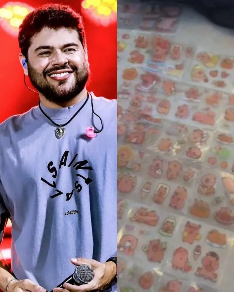Sertanejo Cristiano faz alerta após encontrar adesivos com a filha: “A maldade se disfarça de brincadeira”
