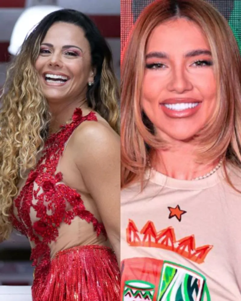Viviane Araújo comenta escolha de Virginia Fonseca como rainha de bateria da Grande Rio