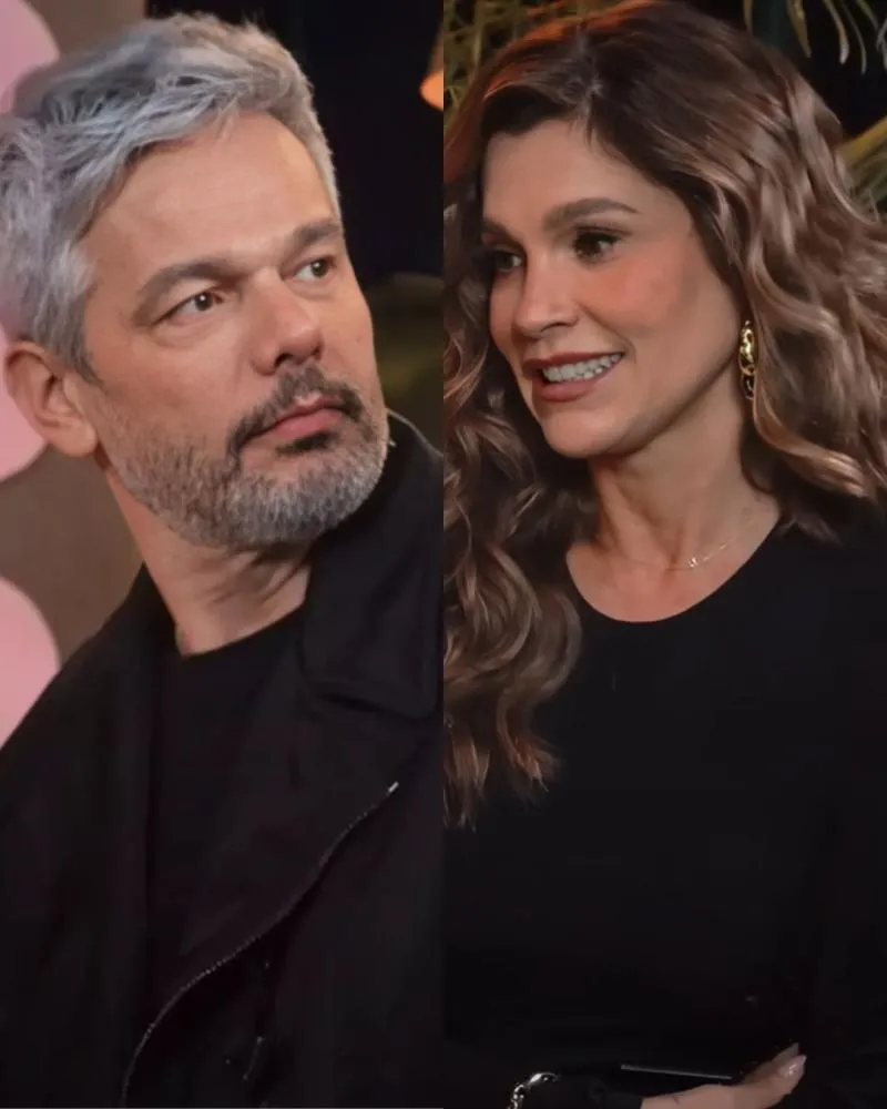 Flávia Alessandra surpreende Otaviano Costa com experiência em casa de swing