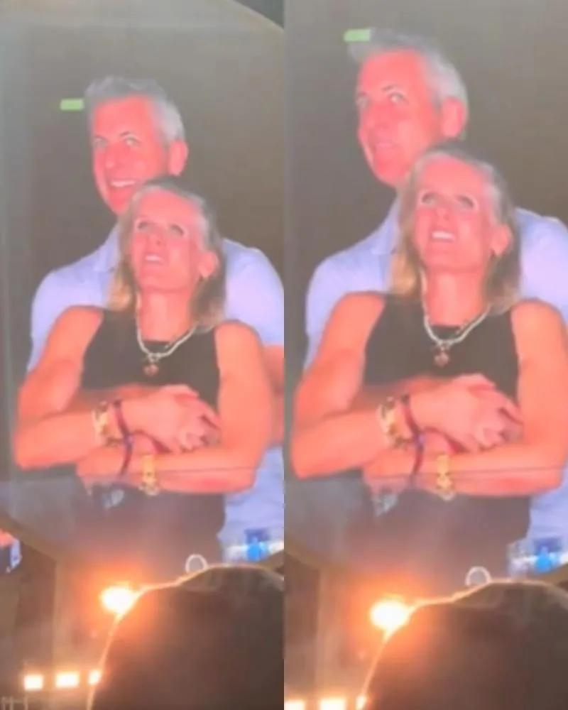 Homem é flagrado na câmera do beijo com suposta amante durante show do Coldplay e vídeo viraliza