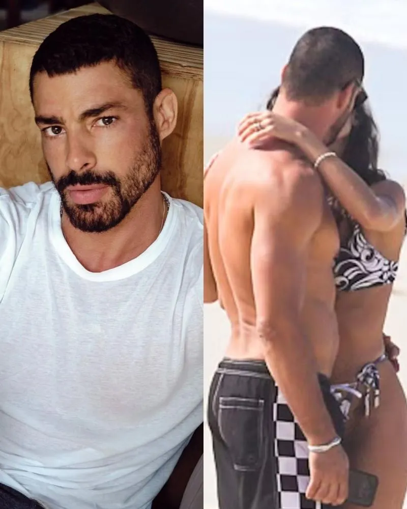 Cauã Reymond é flagrado aos beijos com novo affair no Rio de Janeiro