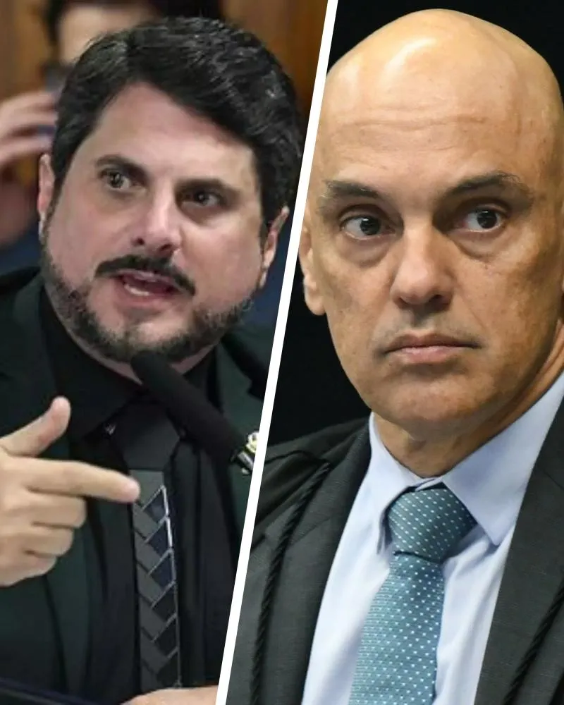 Moraes manda Marcos do Val usar tornozeleira após senador viajar sem autorização