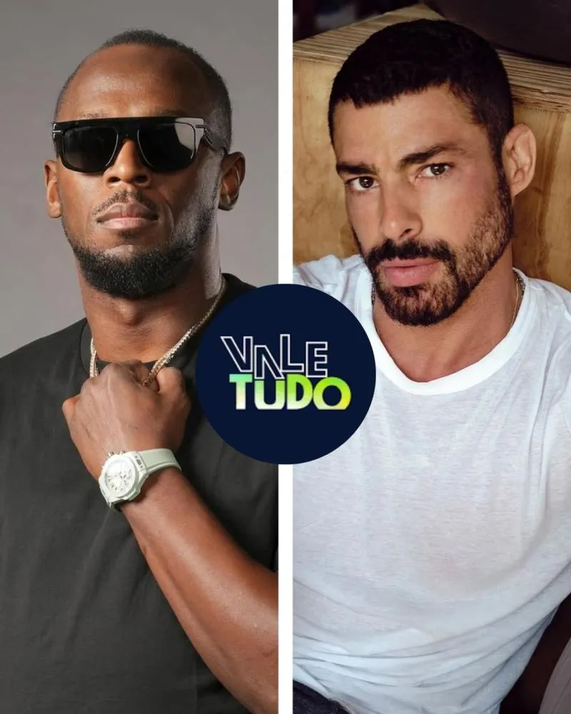 Usain Bolt surge em 'Vale Tudo' em cena cômica com Cauã Reymond